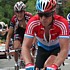 Kim Kirchen and Andy Schleck during the last meters of the Flche Wallonne 2007